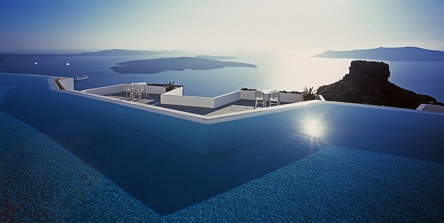 Probably the most spectacular Aegean lodge swimming pools | Greece